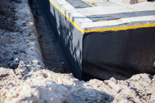 Residential Waterproofing installation at a Greensboro, IN home by SJ Waterproofing Pros